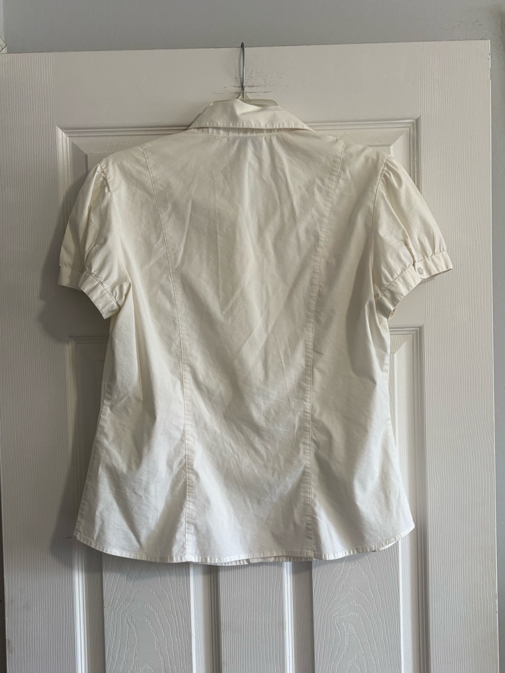 Ivory button down blouse - Picture 2 of 6